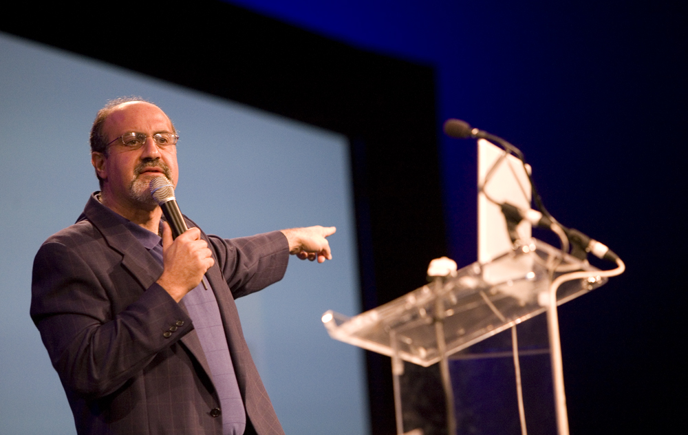 Image of Nassim Nicholas Taleb at IdeaFestival 2008: Geoff Oliver Bugbee