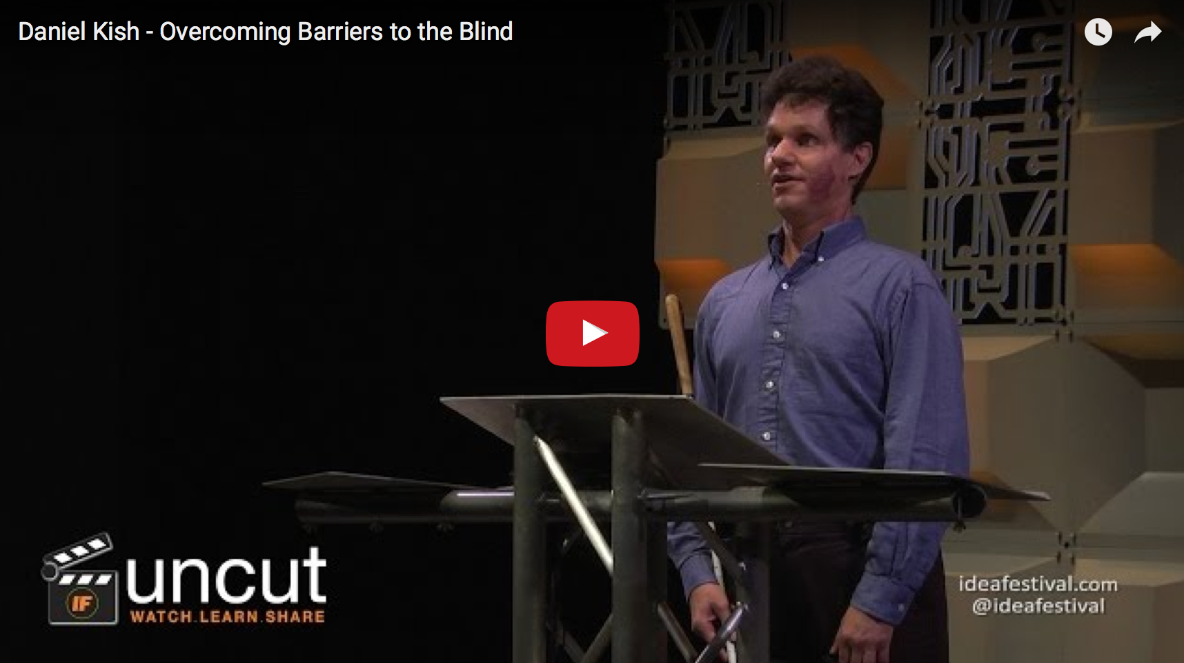 Daniel Kish - Overcoming Barriers to the Blind