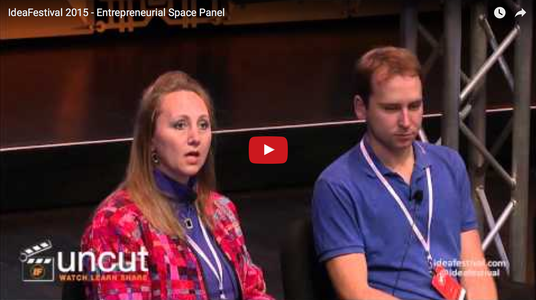 IdeaFestival 2015 - Entrepreneurial Space Panel