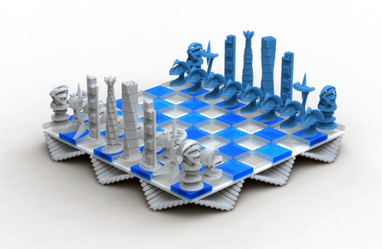 3D Printed Chess Set