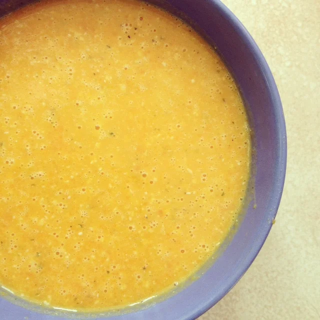 sweet potato carrot soup