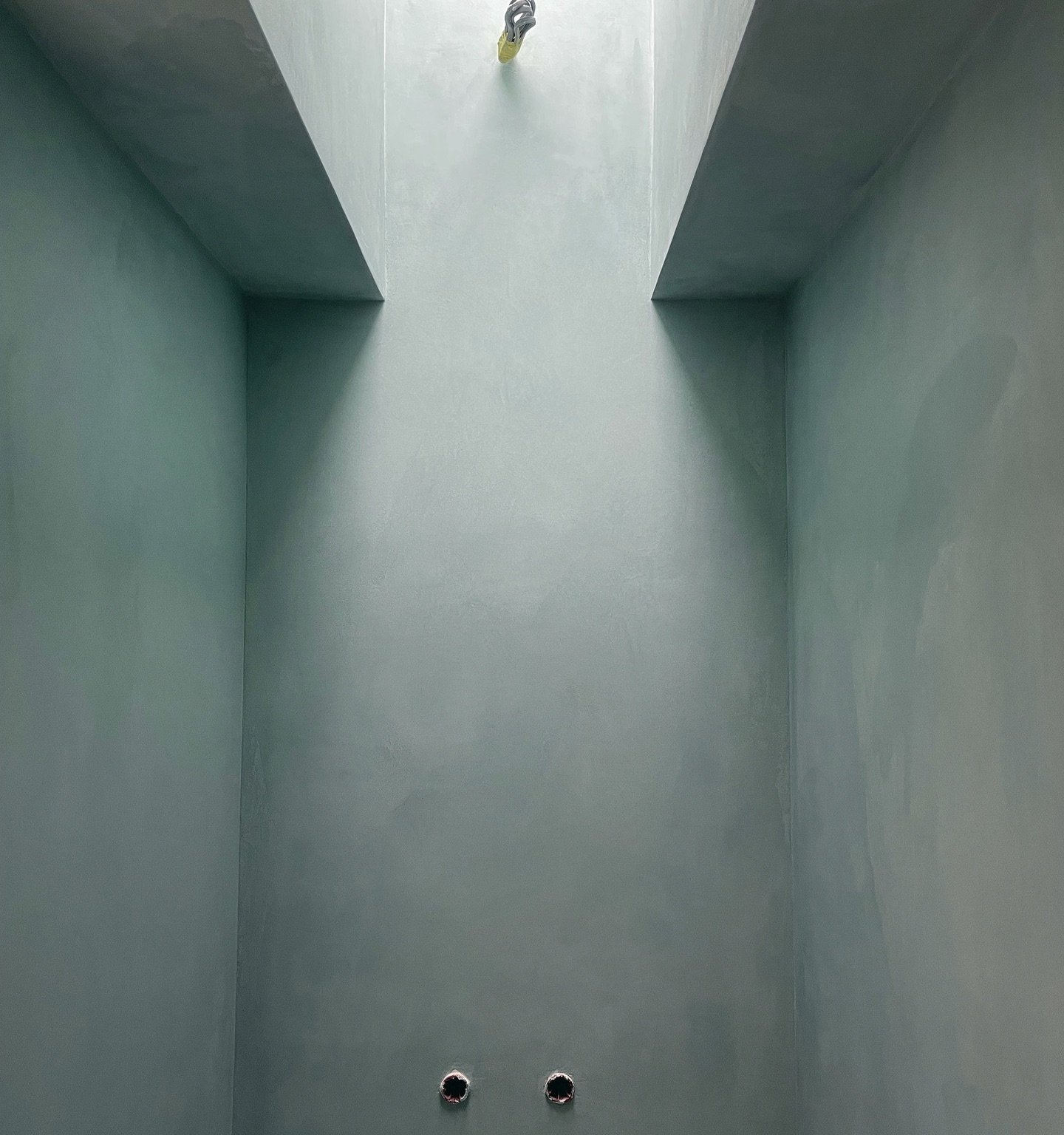 #WIP #blue #microcement #showerroom for @d_g_n_s and @ict.projects