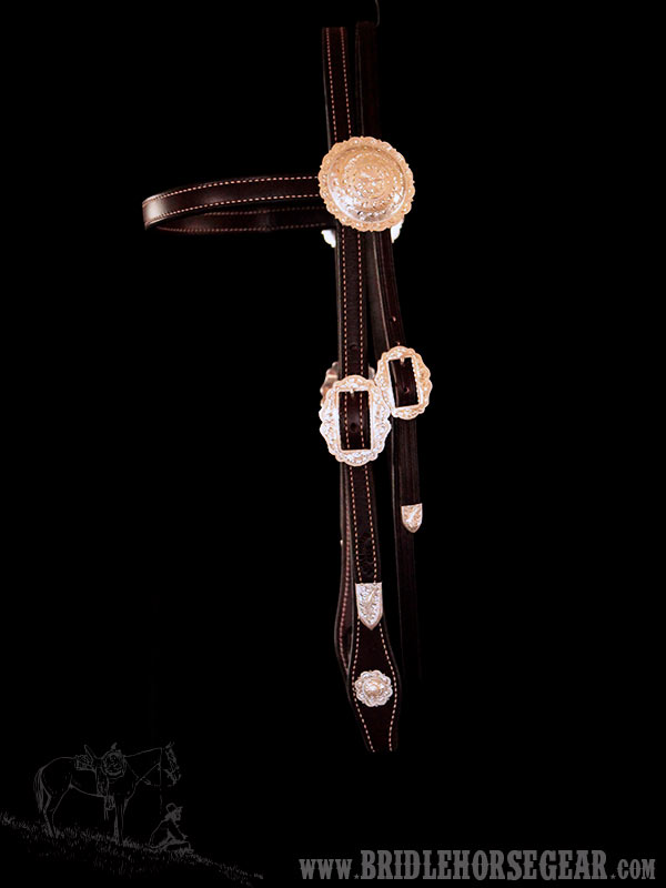 CUSTOM 3/4" HEADSTALL WITH YAMSI SILVER