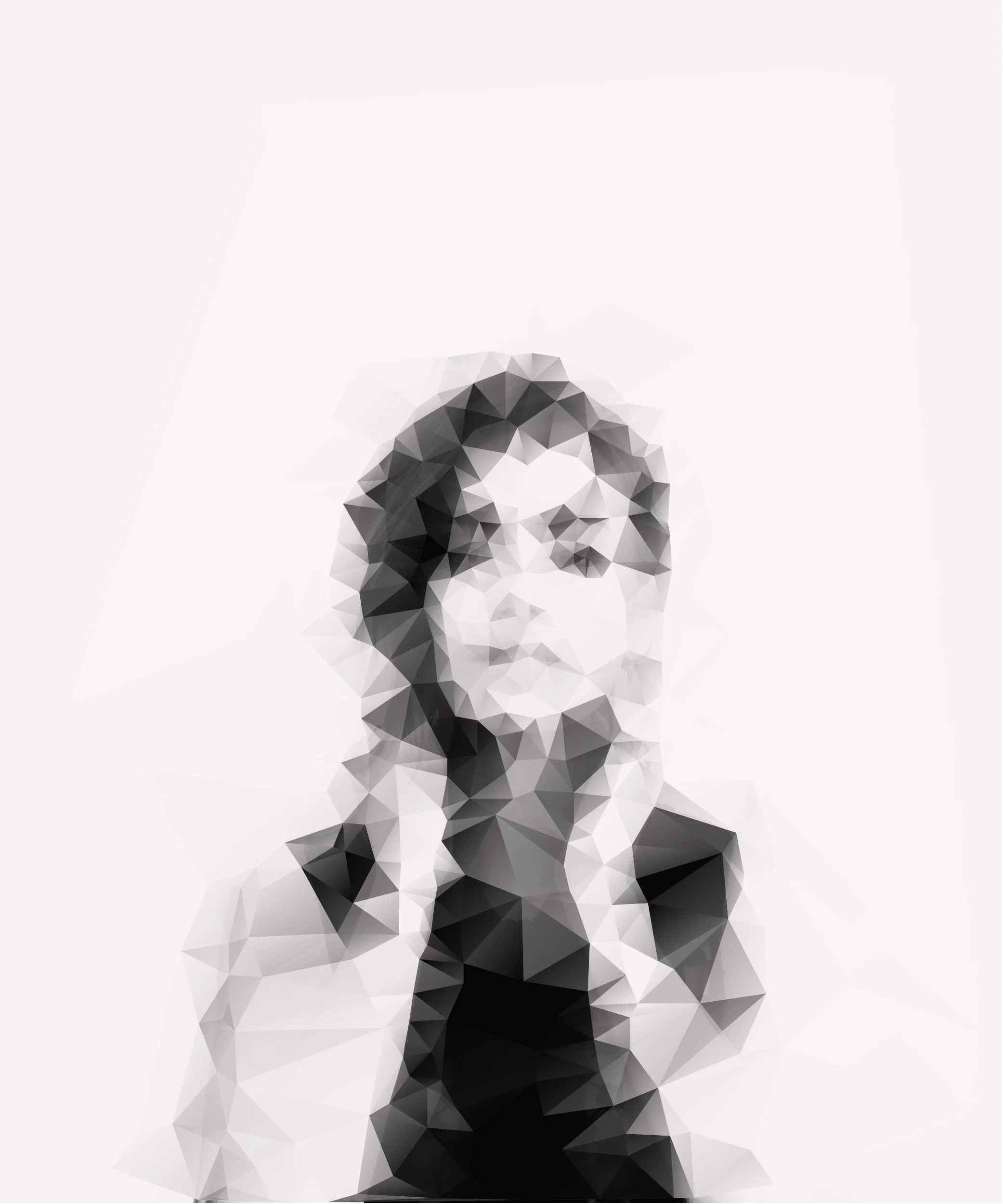  low poly Lily Collins 