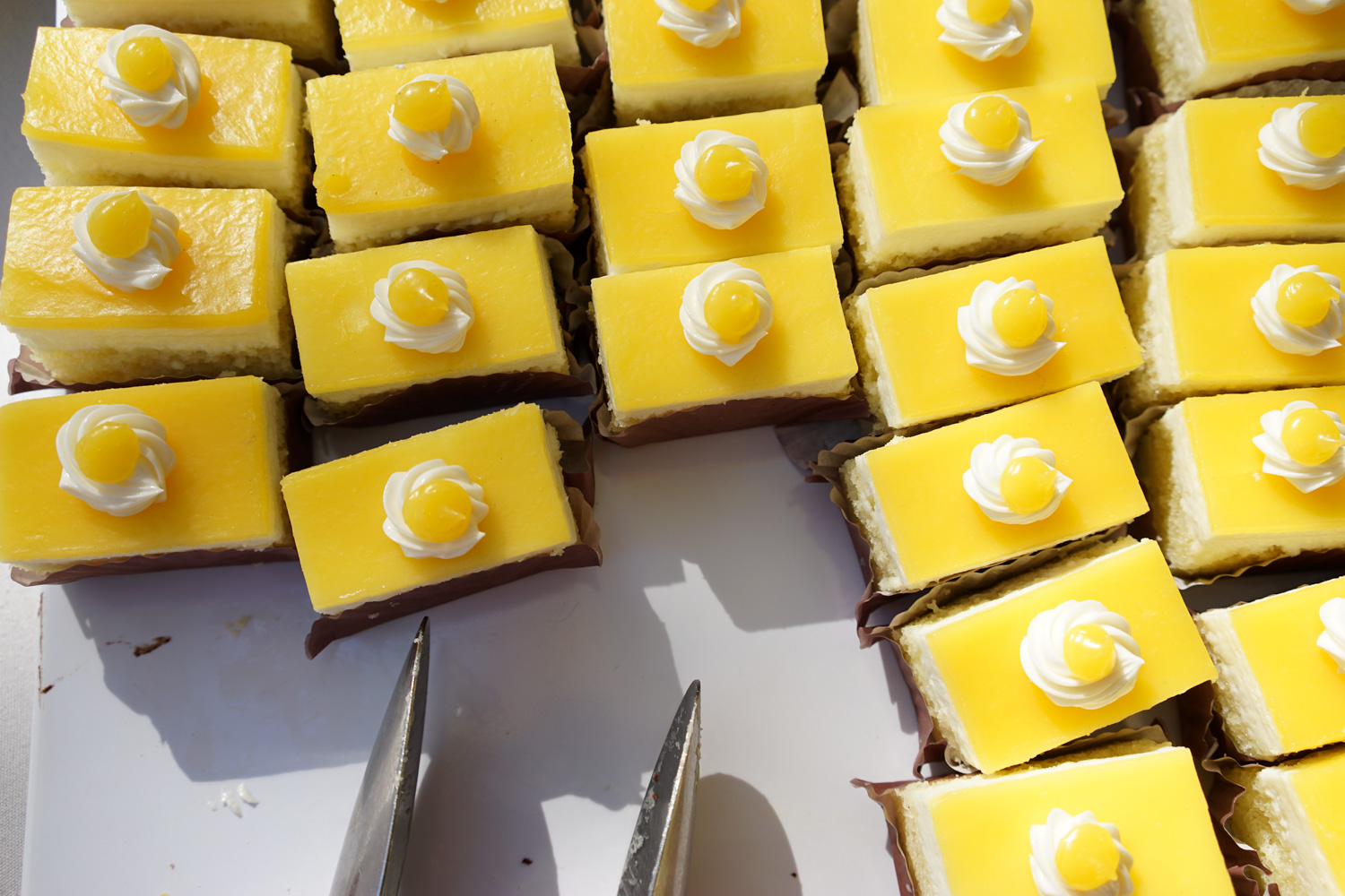 Yummy cakes at the demo day event organised by Google catering team