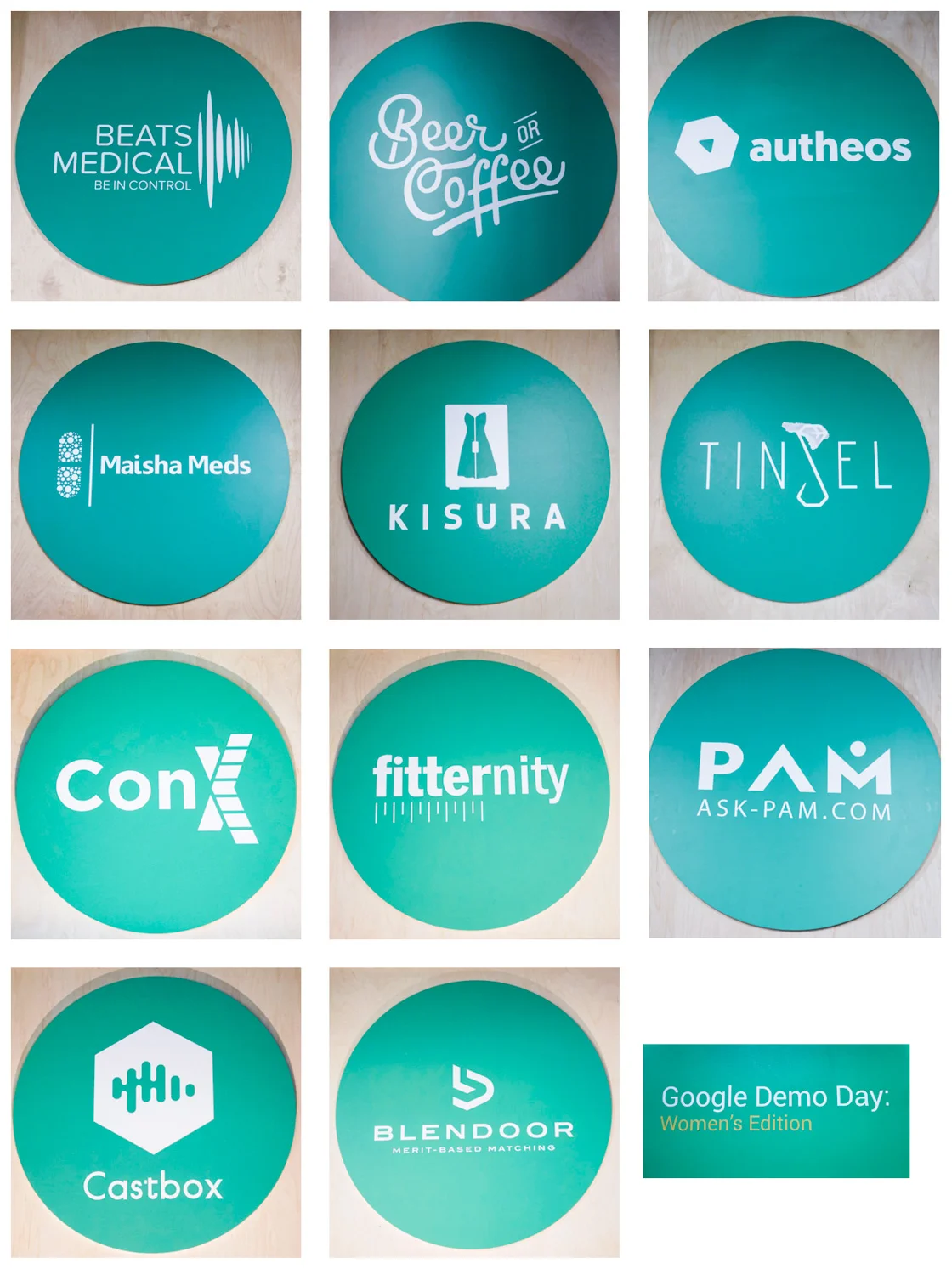 Logo of Startups Participating in Google Demo Day