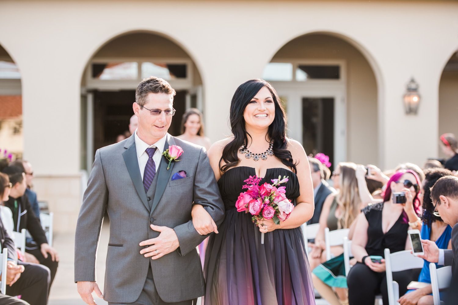 Bridesmaid & the Groomsman.