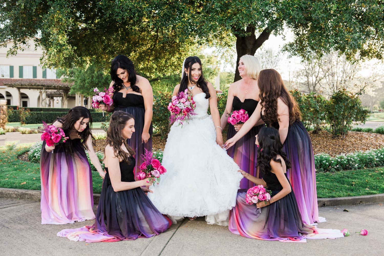 Some more pictures of the bride and her friends.