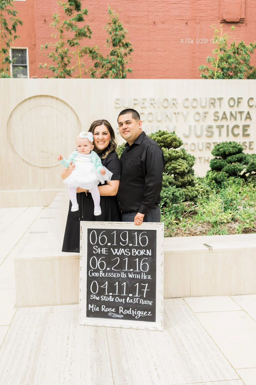 Happy Parents of Baby Mia | Adoption Ceremony photography by A Few Good Clicks