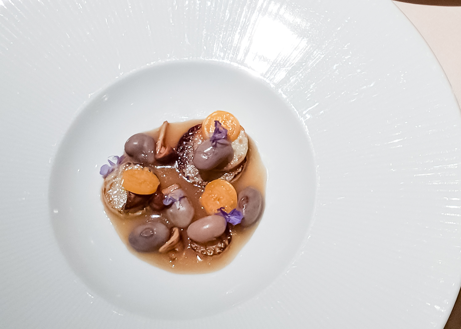 Kohlrabi-and-chantrelles-in-choucroute-jus-manresa-food-tasting-menu