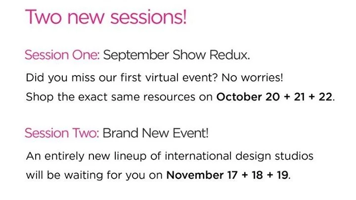 Printsource Virtual new dates. Link in profile.