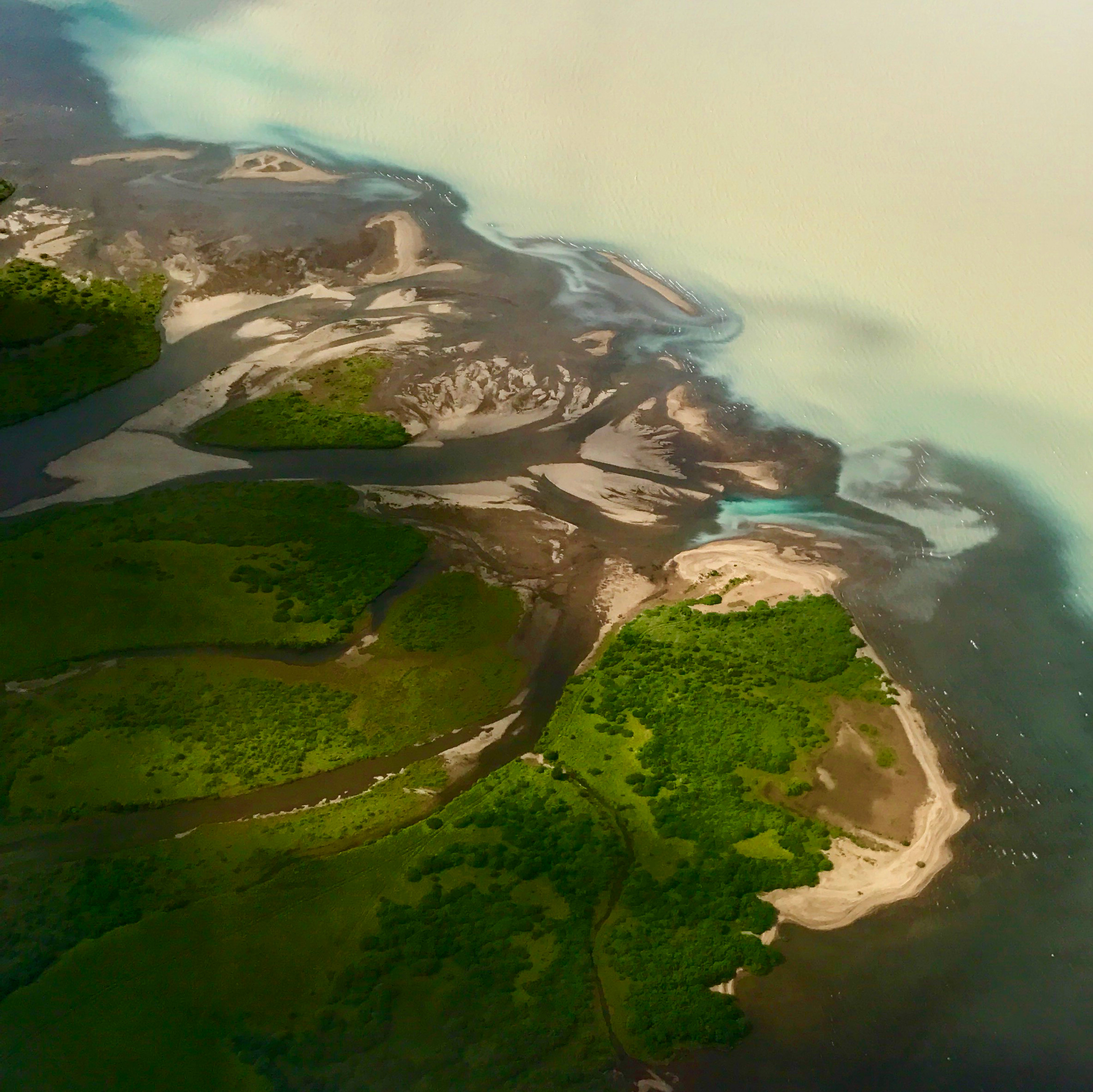 Flying into Egilsstaðir.