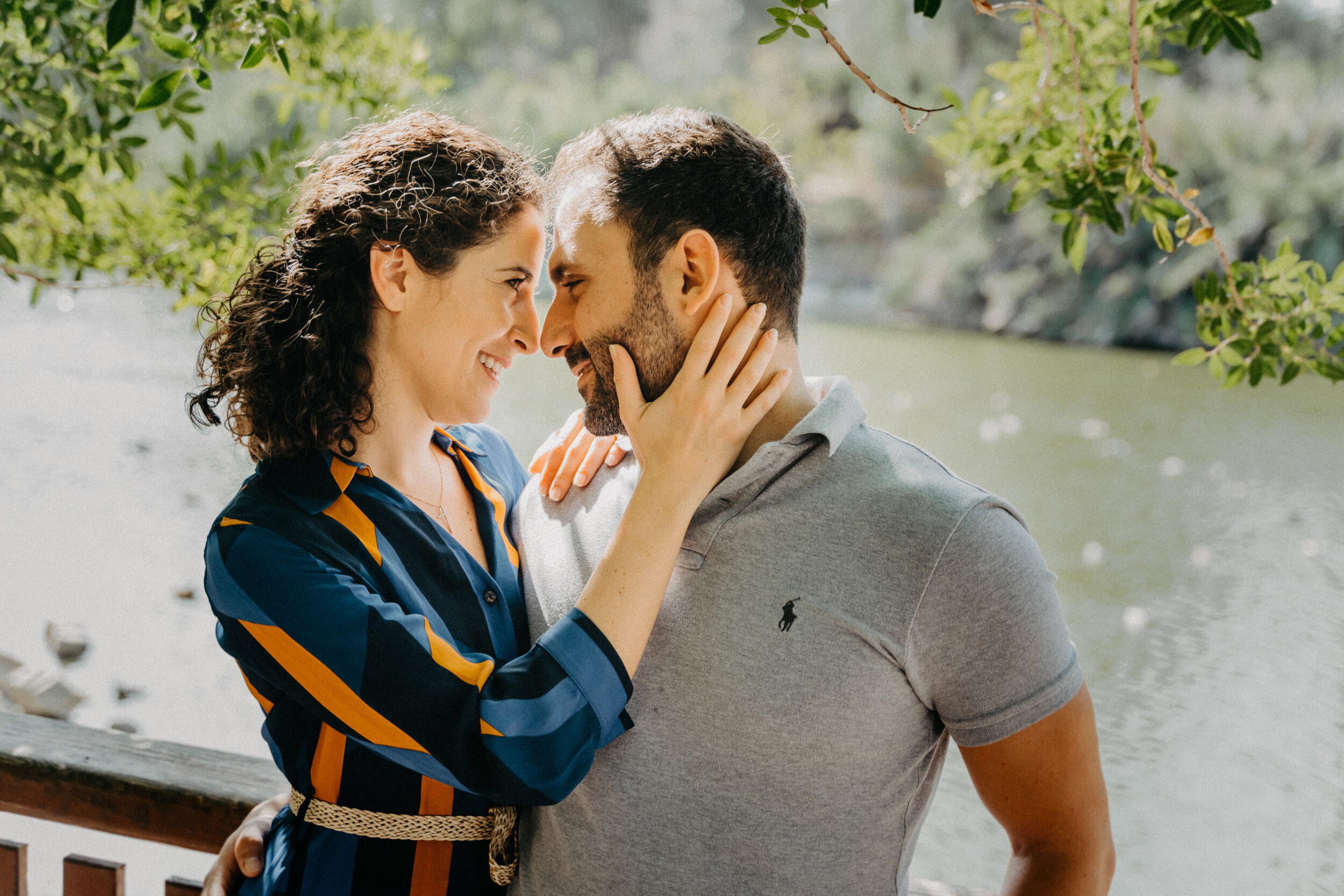 Elegant wedding photo in the enchanting setting of Cyprus