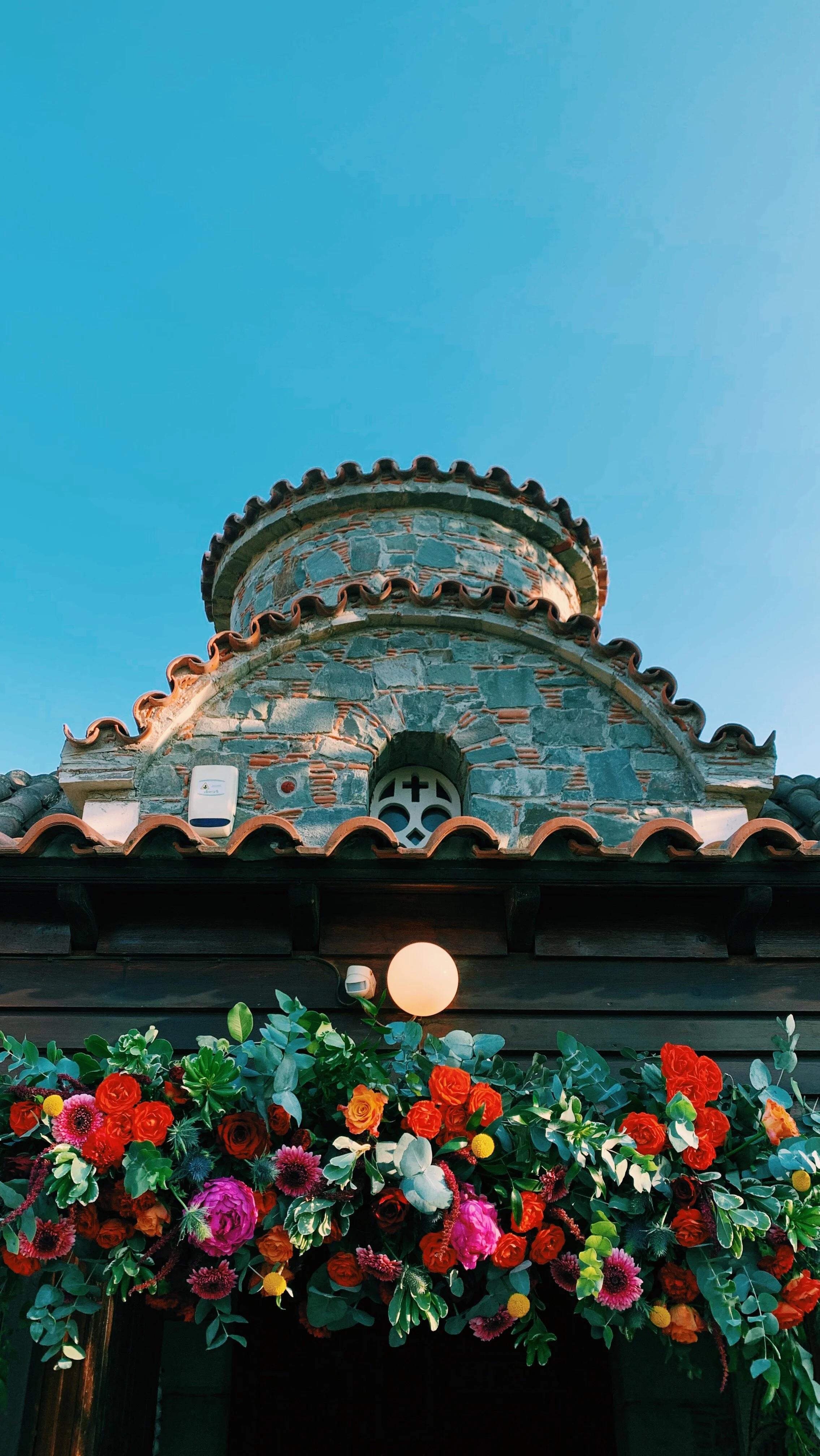 A stoned built church decorated lavishly by Gloo & Oshy