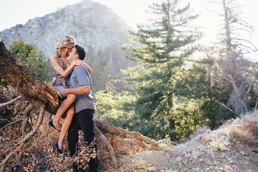 laurentravis001 Lauren & Travis | Angeles National Forest Engagement Session