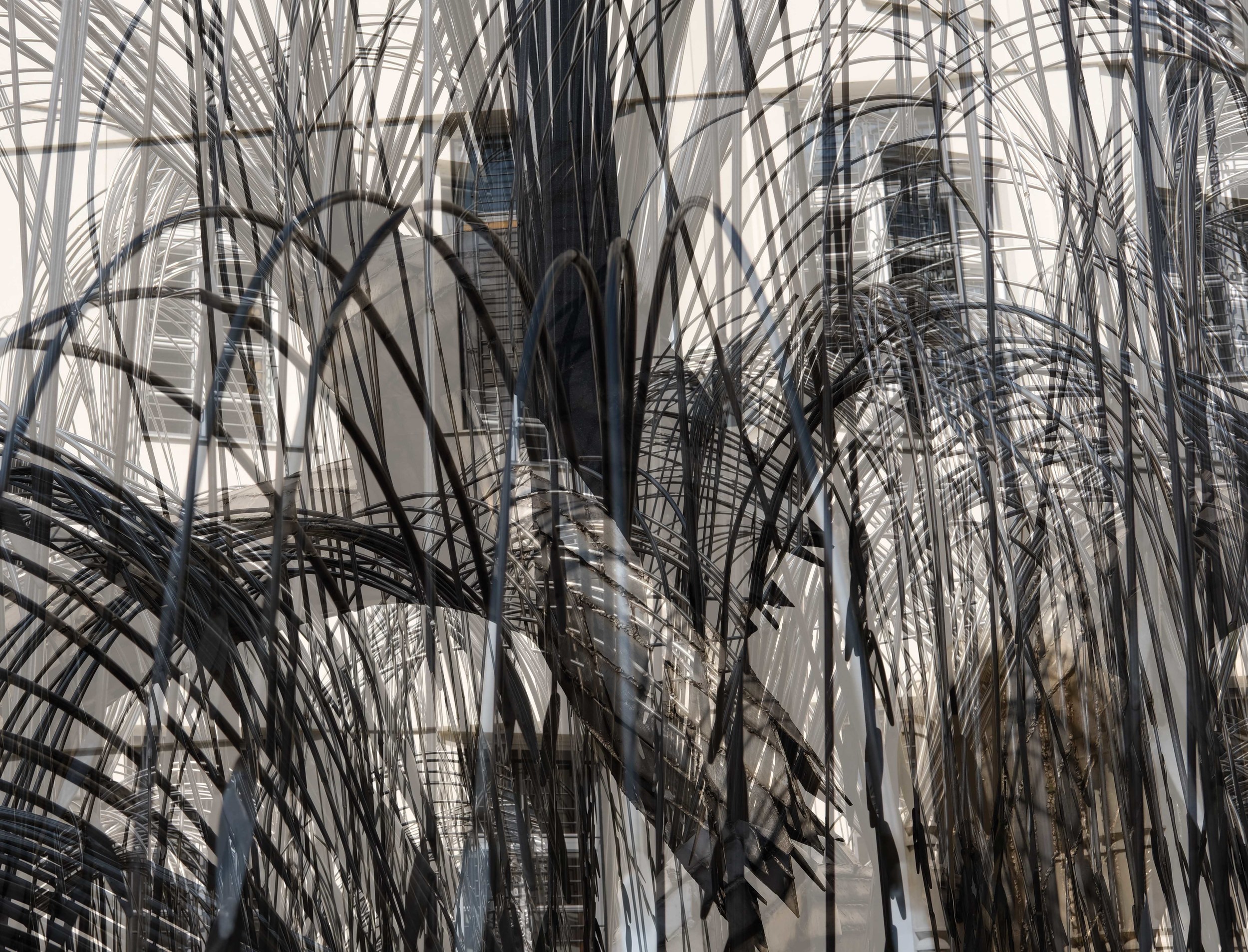 The Tree of Life: a symbol of hope. An art installation at the Holocaust Memorial, The Great Synagogue, Pest. The leaves are inscibed with names of victims. 
