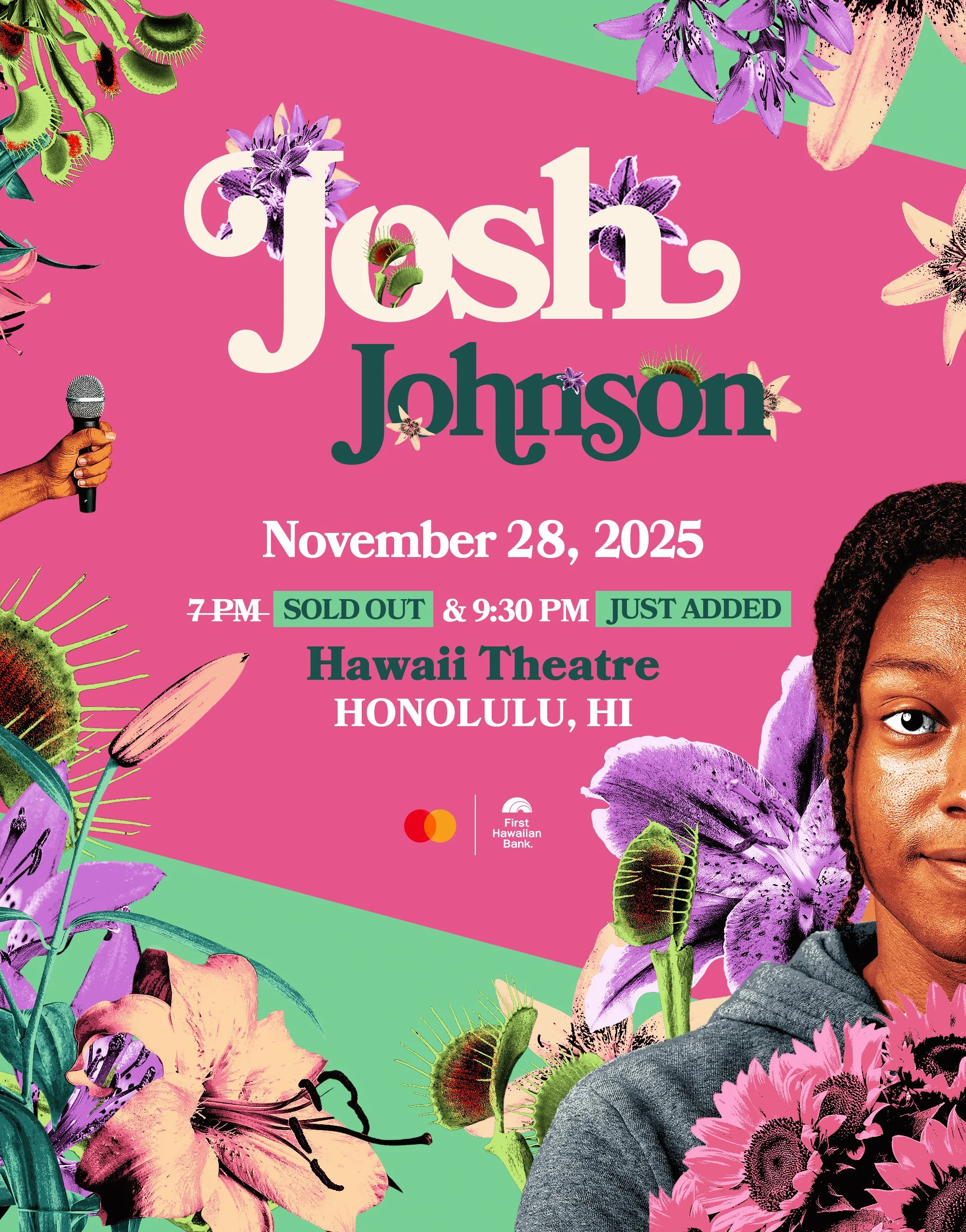 Josh Johnson • Hawaii Theatre • November 28 