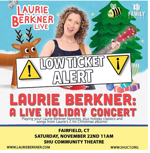 Laurie Berkner LIVE - A Holiday Concert! • Sacred Heart University Community Theatre • 11.22.25