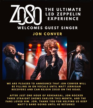 Zoso: The Ultimate Led Zeppelin Experience • Bull Run • 9.10.26