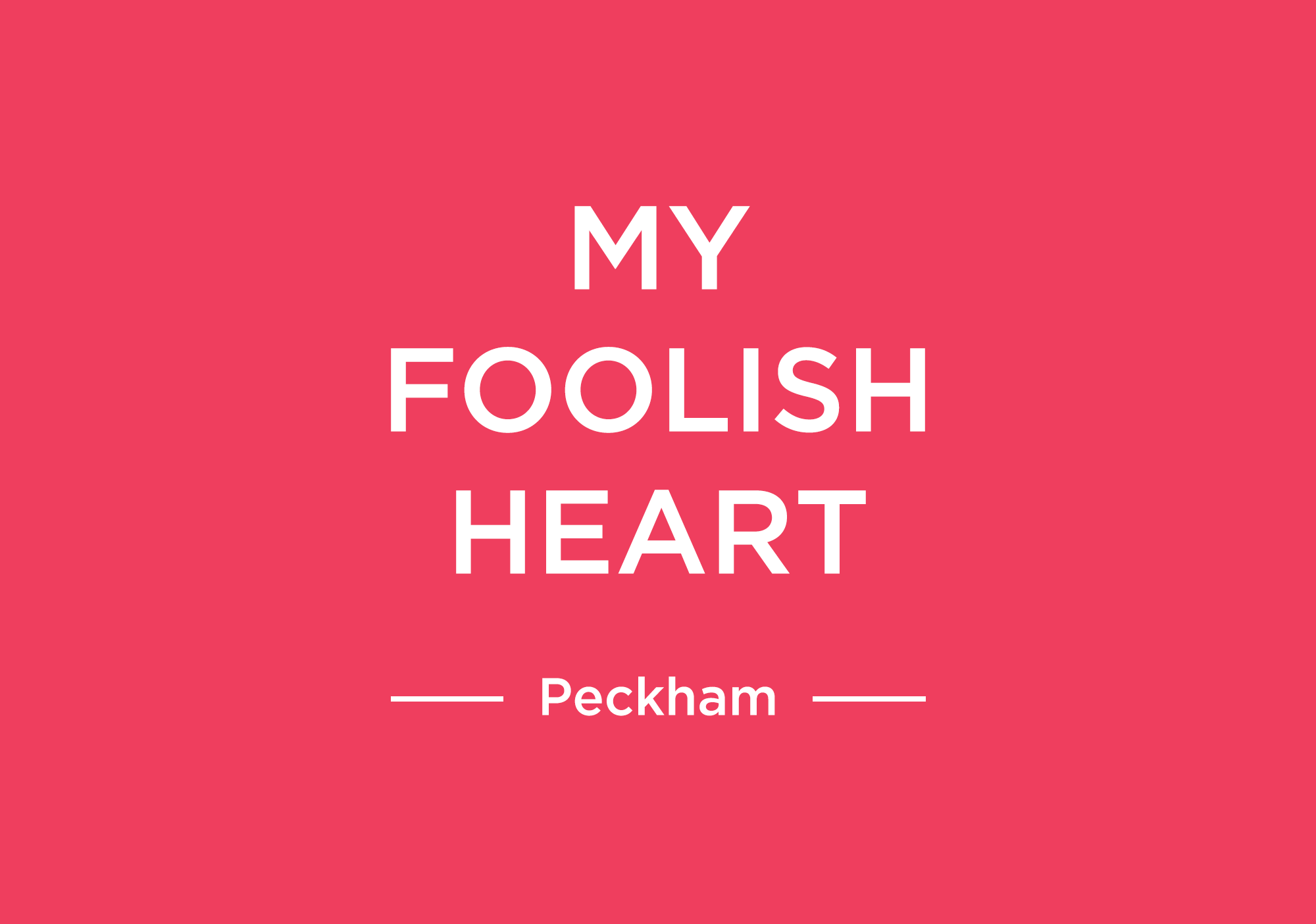 My Foolish Heart is a Peckham based label producing a range of handmade wash bags, sunglasses cases and cushions using individually sourced vintage fabrics from the 1950-1970’s. Small at heart and selling in some of the local boutiques within Peckham, MFH is proudly independent.