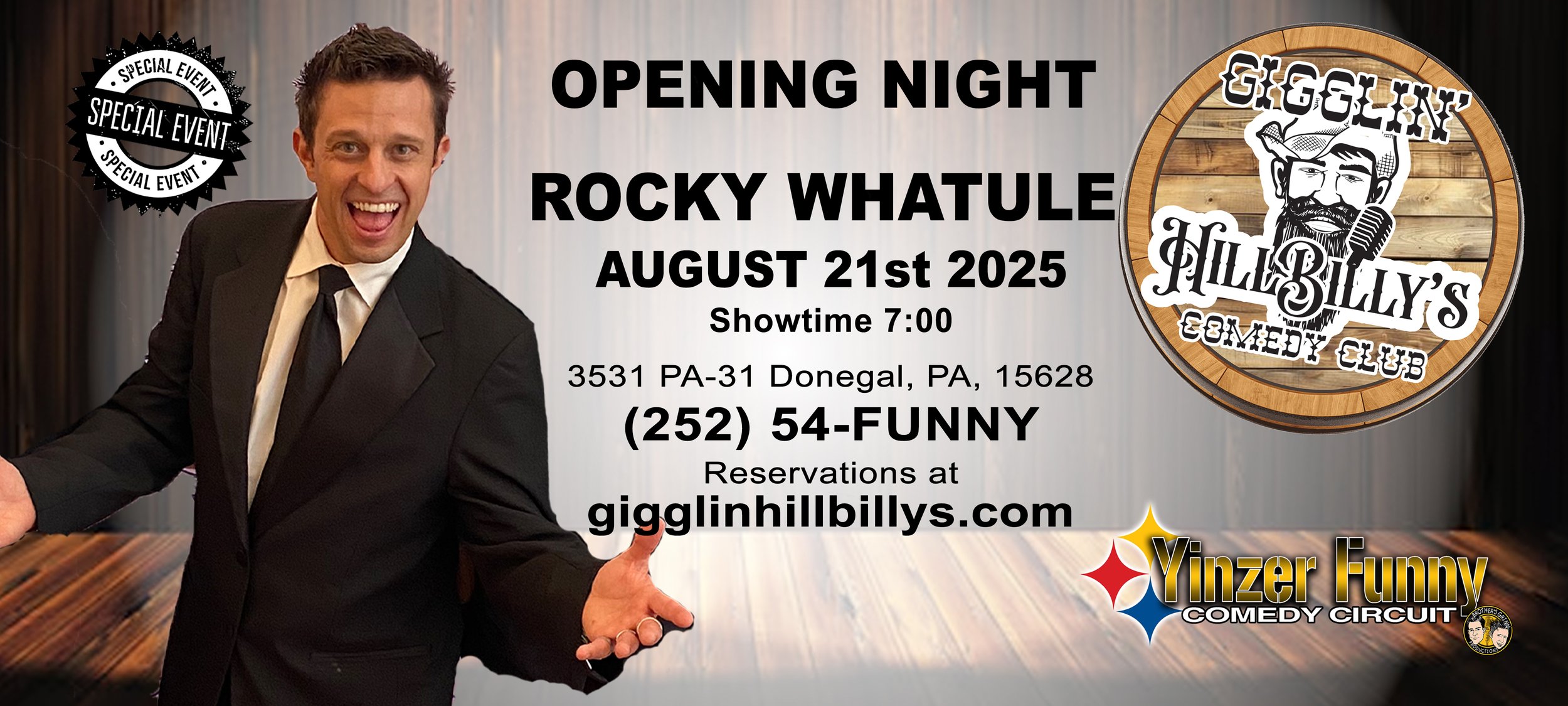 GIGGLIN' HILL BILLY'S COMEDY CLUB