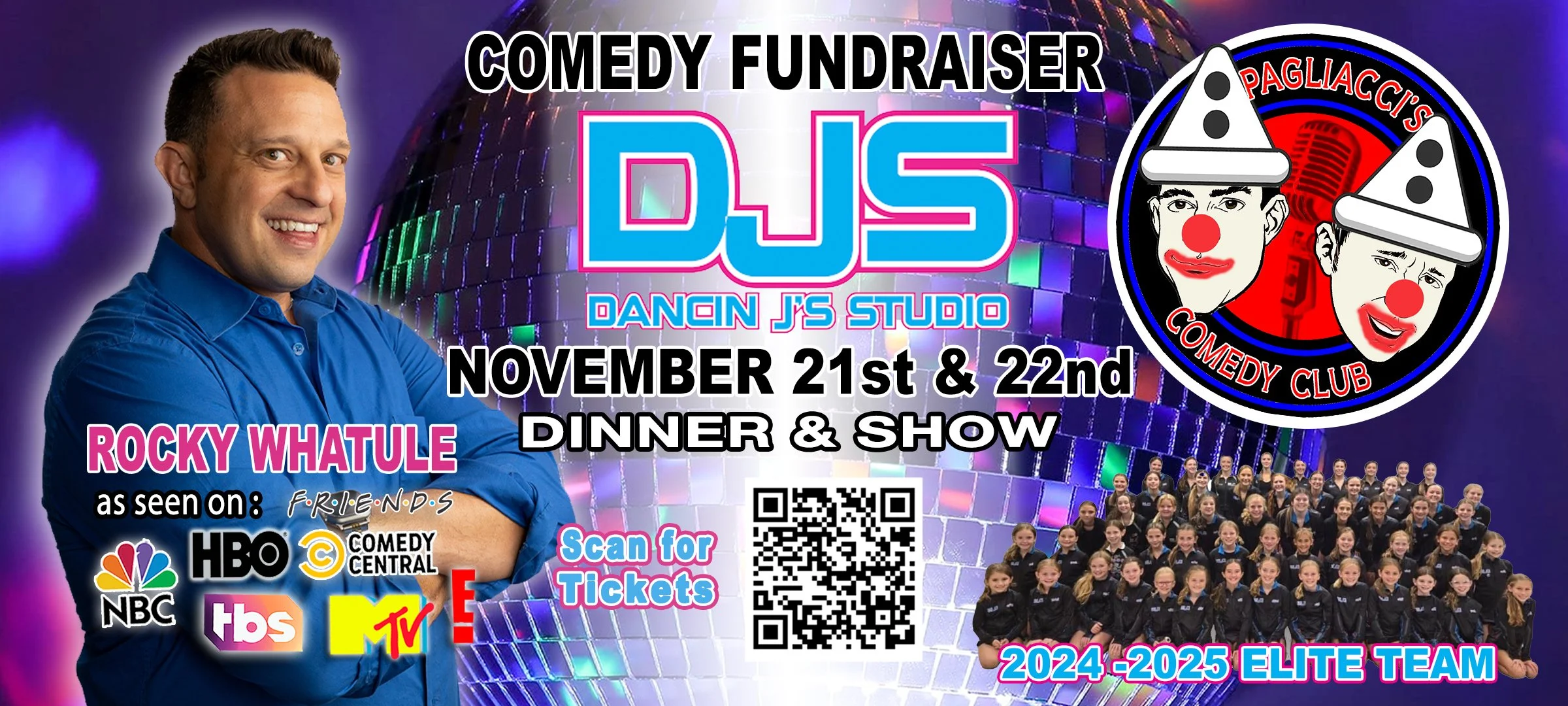 Comedy Fundraiser DJS Dance J'S Studio @Cappiy and Luca's - Irwin PA