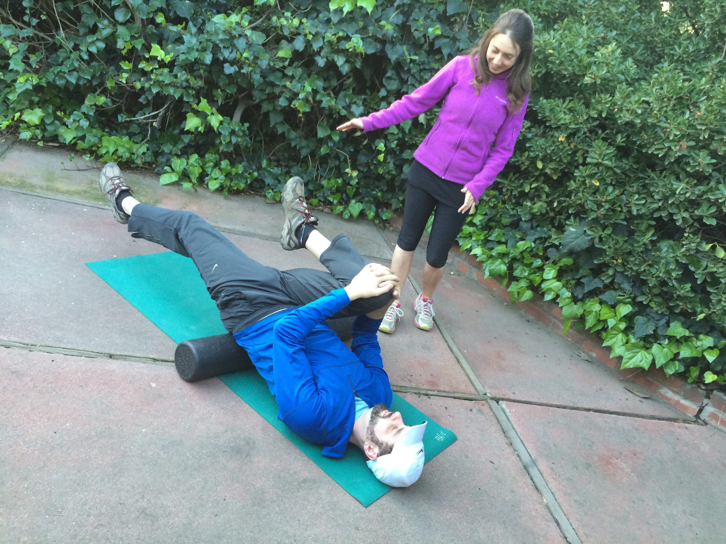 Josh on foam roller.jpg