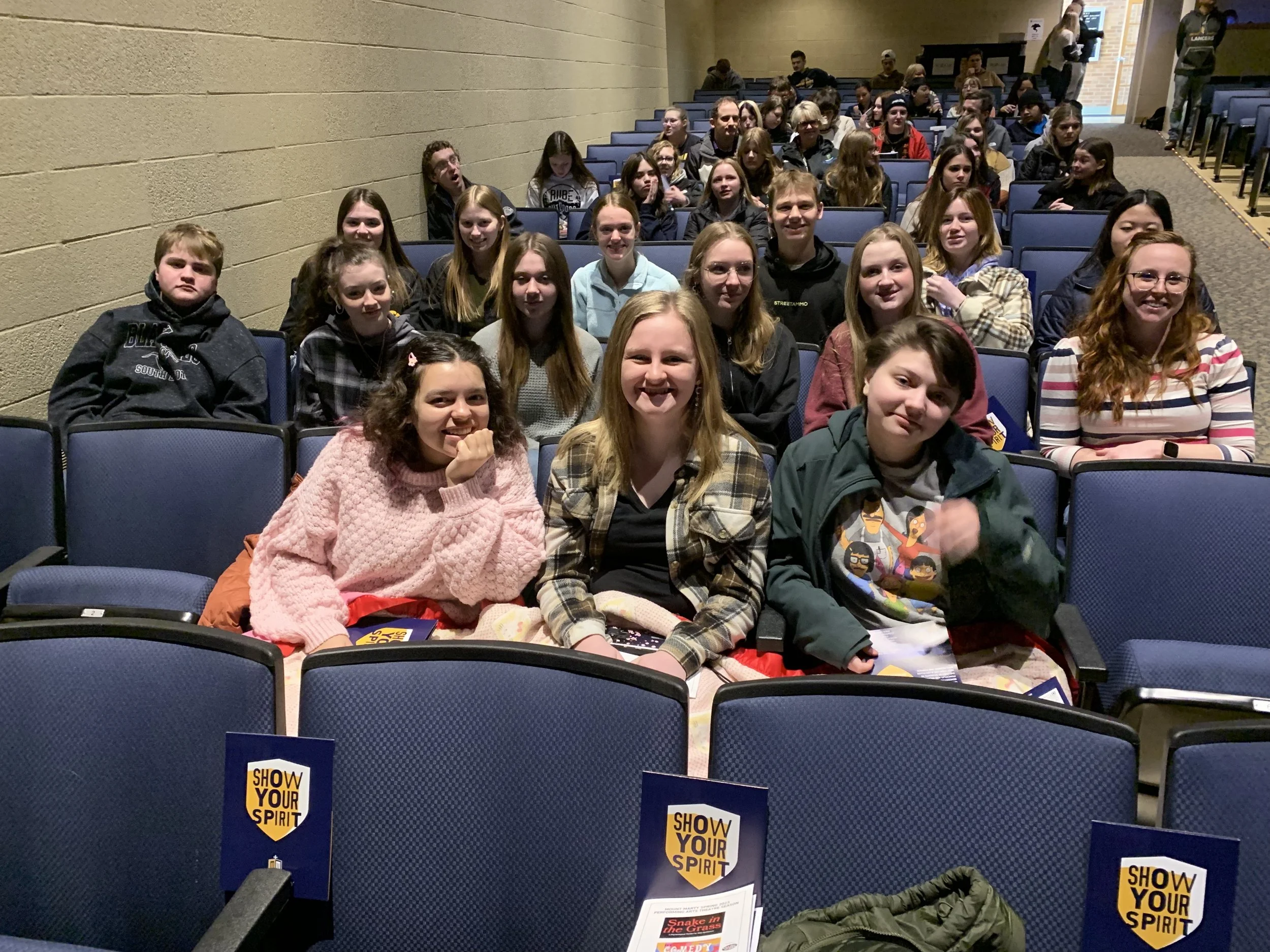 English 2 and Speech Trip to Mount Marty University