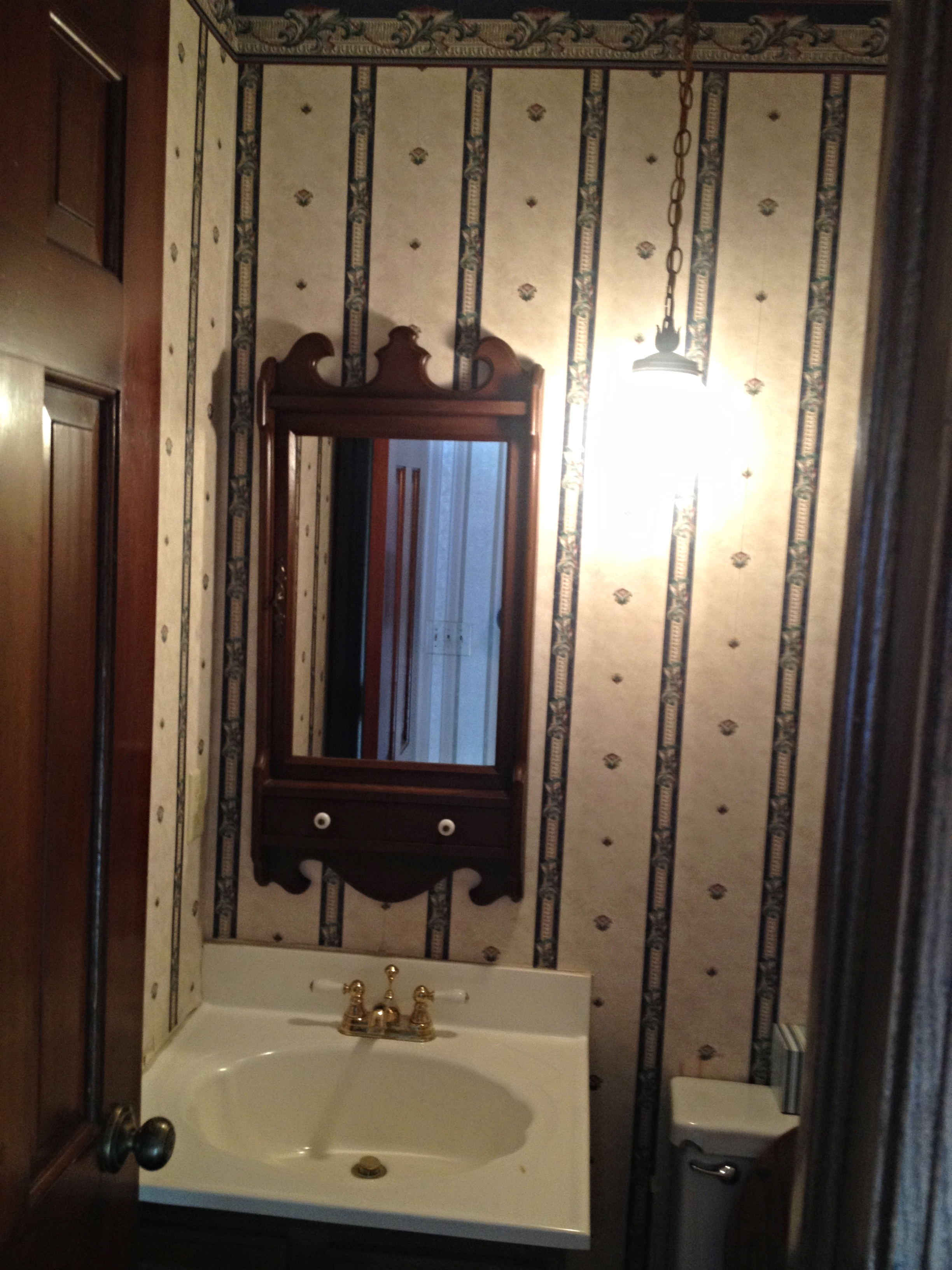 half bath before