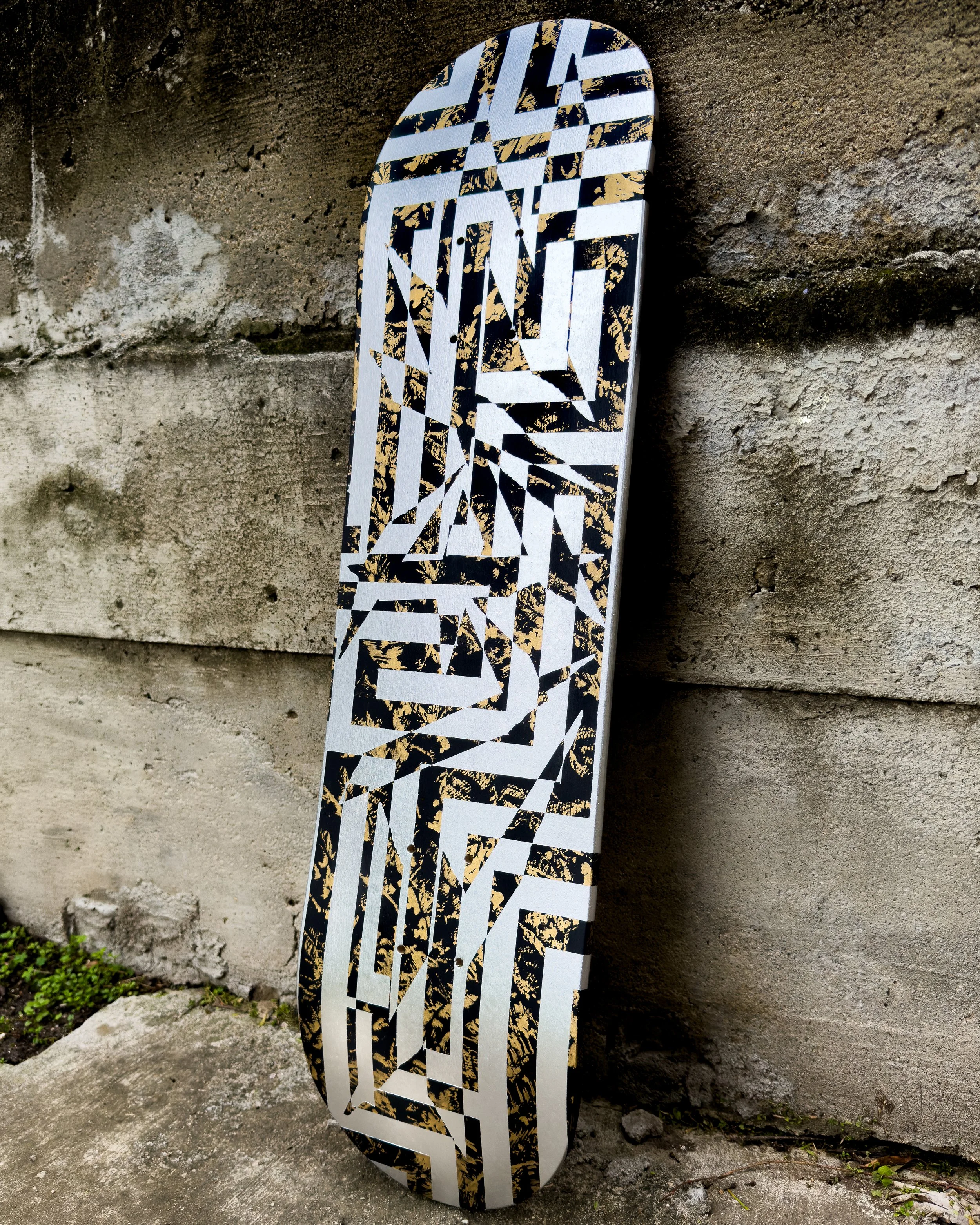 Flekz - Signature - Side Shot - SKate Deck Outside.jpg