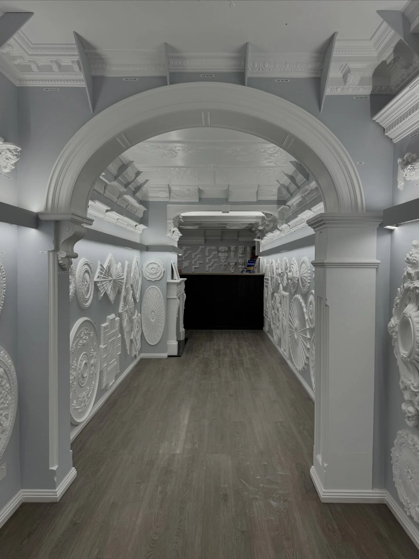 Visiting the plaster supplier @allplasta this week had me feeling nostalgic&mdash;being a builder&rsquo;s daughter, I spent many days exploring trade showrooms with my dad. It was a lovely trip down memory lane to source a ceiling rose for a current 