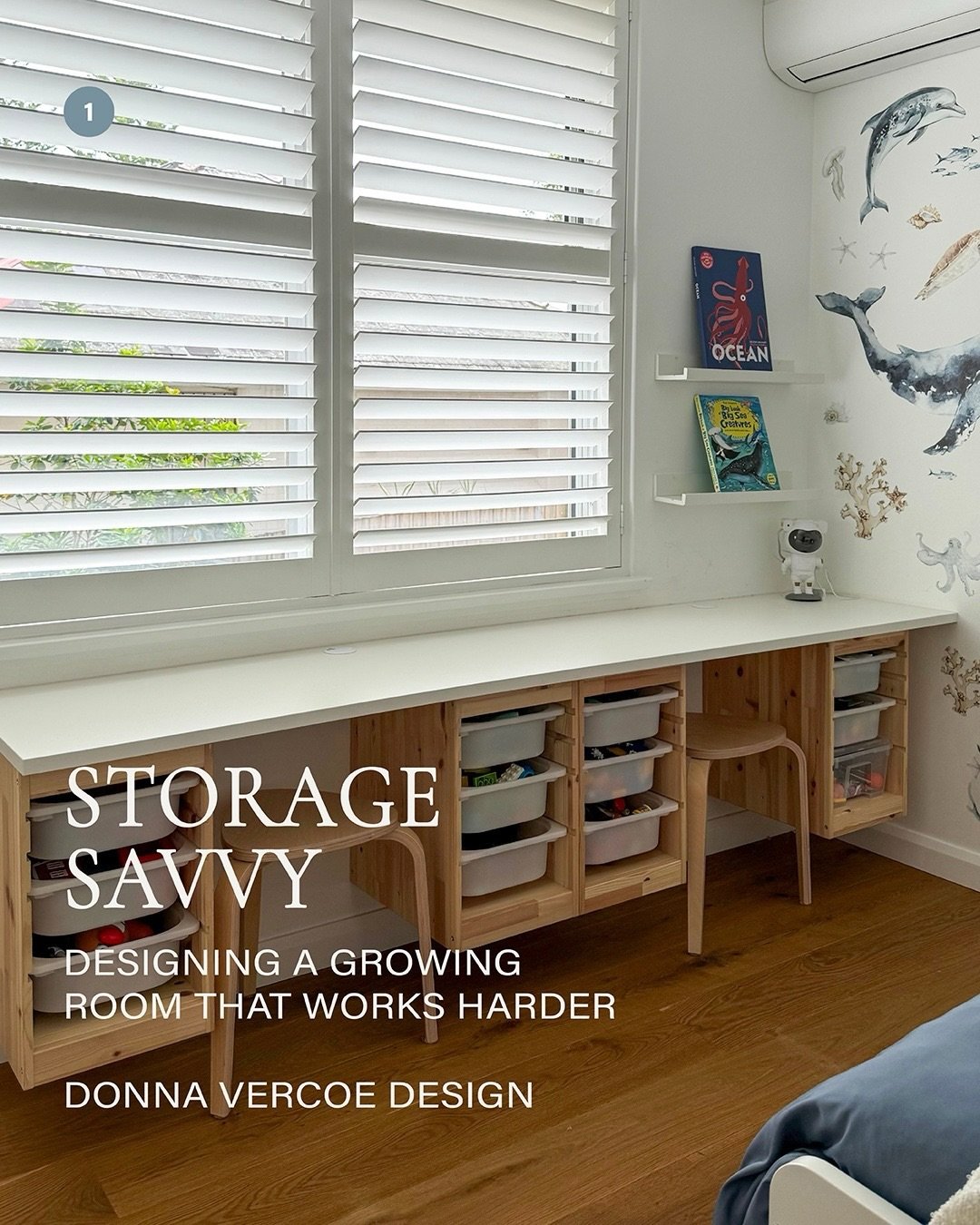A closer look at a children&rsquo;s bedroom designed for a growing family &mdash; balancing storage, flexibility and everyday functionality within a compact footprint.

This project combined custom joinery, adaptable storage and coastal-inspired deta
