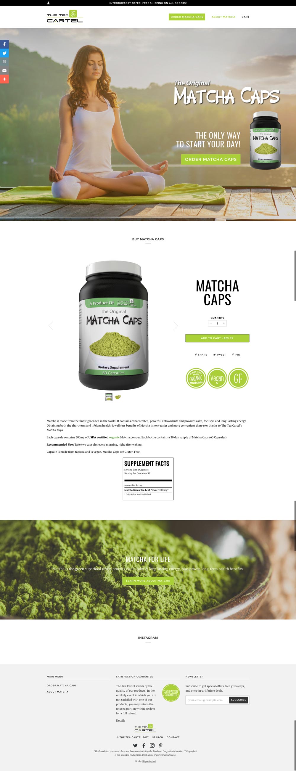 The Tea Cartel's New Shopify Site by Skigen.Digital