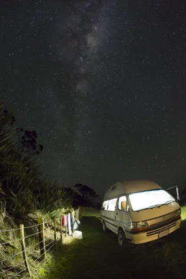 Under the stars mid winter northland