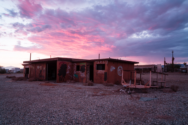 Bombay Beach, not your average beachside resort