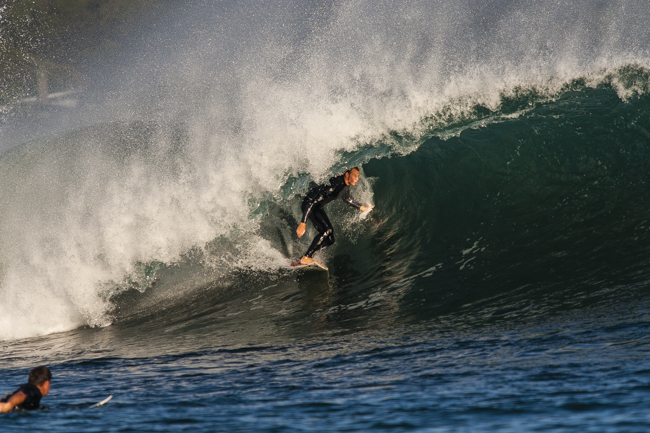 The Cedermantaray in it's natural habitat, Manu Bay's Ledge section