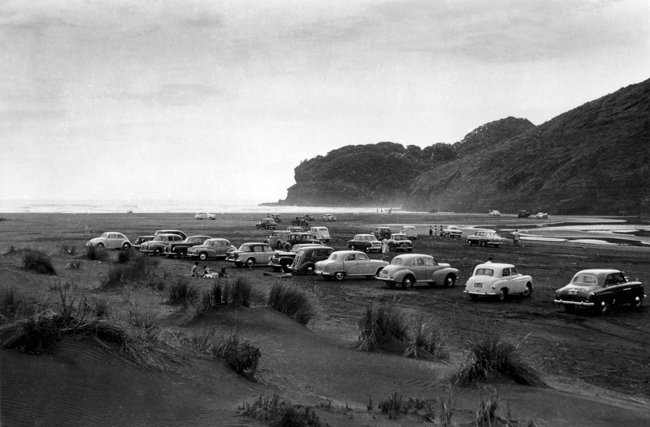 Aunite Audrey's shot of Bethells from 1959 that was used for the cover of the book Beached As Then and Now