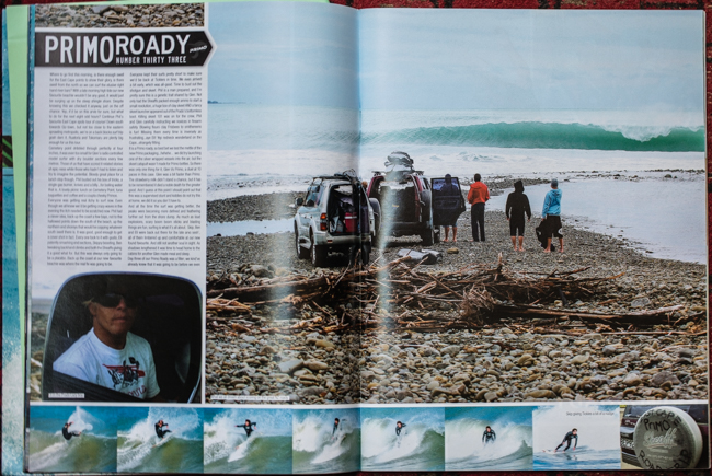 The real deal, and one of my all time favourite Primo Road Trips with Skip James, Ben Young, Eli Smith, Glen and Phil Sheaf. We went trippin' round the East Cape, shot real guns, blasted punk rock and scored great waves in random places. Circa 2006 ish