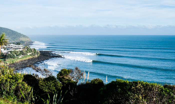 Not a terrible way to ease back into winter surfing