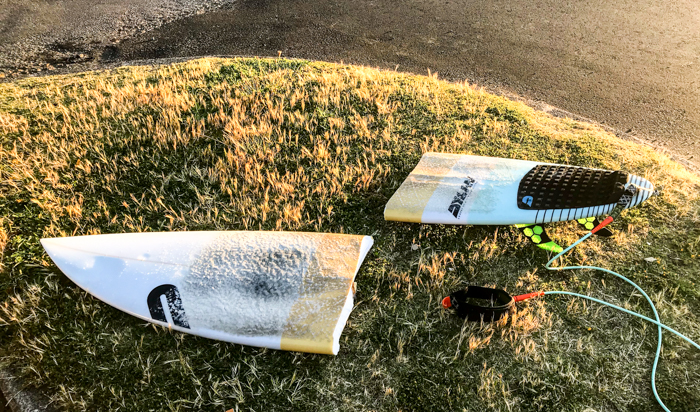 Lewis got clipped by a solid lip…oooch to the wallet!