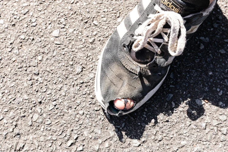 On Sunday, Ants reckoned it was probably time to break in a new pair of skate shoes