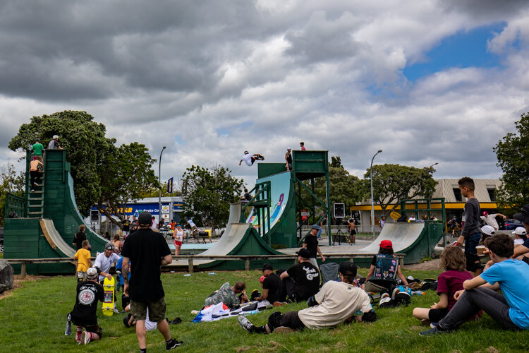 Cale limbering up on Saturday