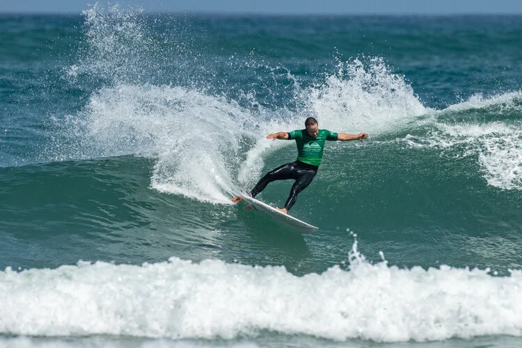 Tom Emmerson powering it