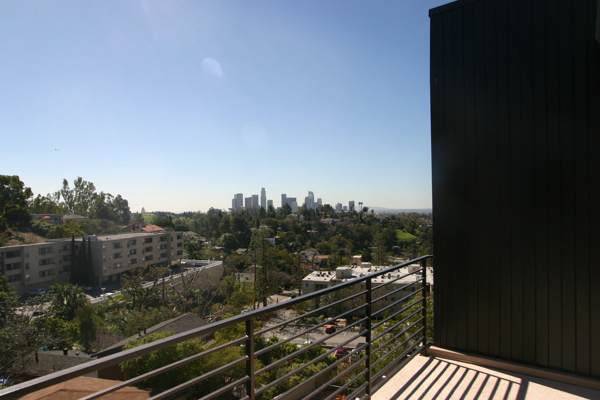  View of downtown from balcony 