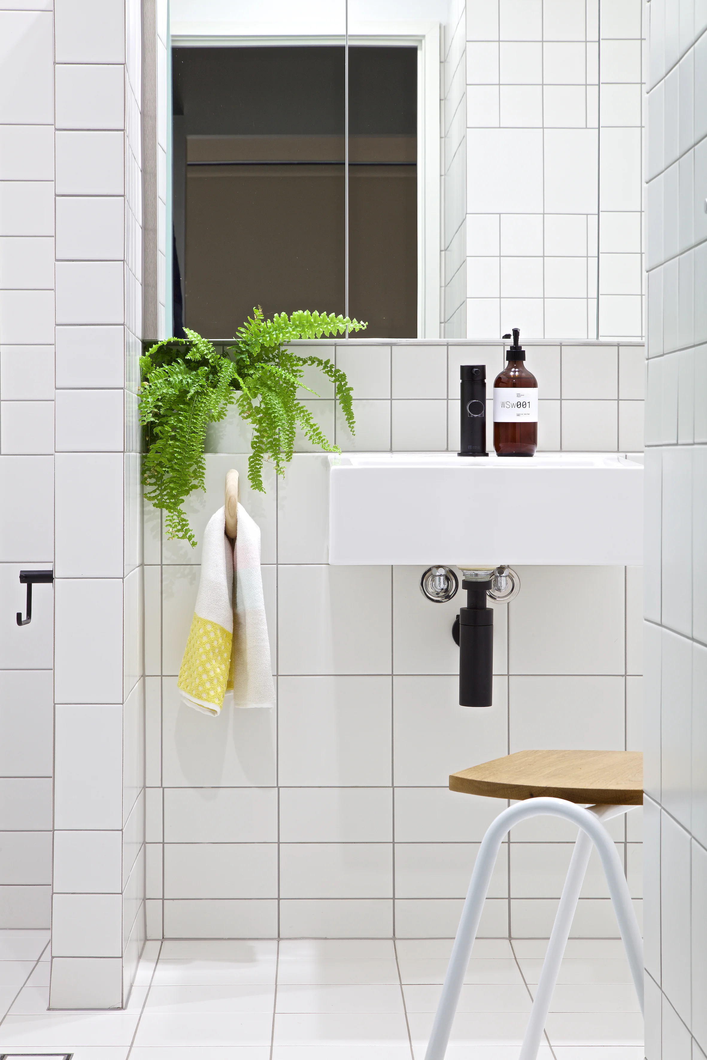 Toowong Apartment - Ensuite Bathroom - Wrightson Stewart, Interior Design & Styling, Fortitude Valley, Brisbane, Queensland, Australia 