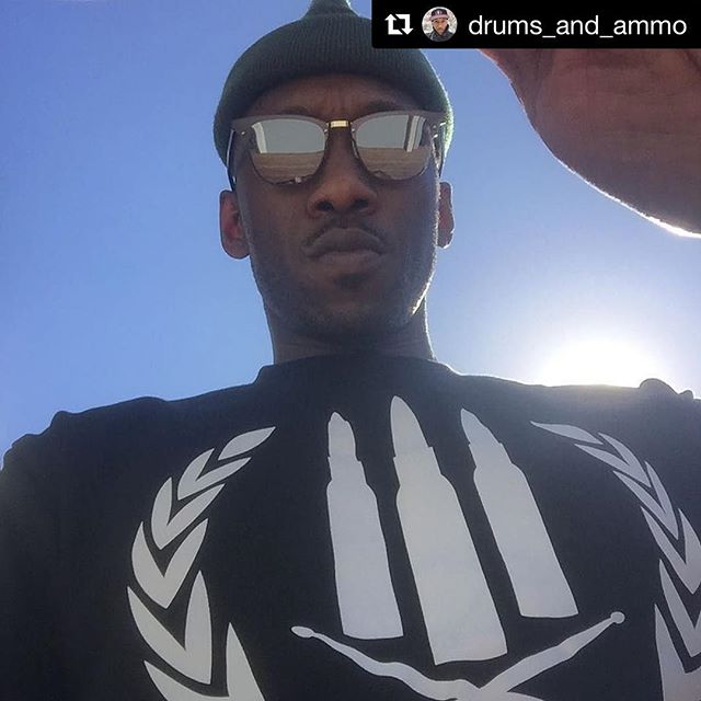 @mahershalaali 
#Repost @drums_and_ammo
・・・
#sag 👑#DNA &bull; &bull; &bull;
[Our gear speaks to an audience of builders, destroyers and aficionados. We are a voice of culture, art, music and everything around it. Art + Passion = Power. Oakland, Ca]
