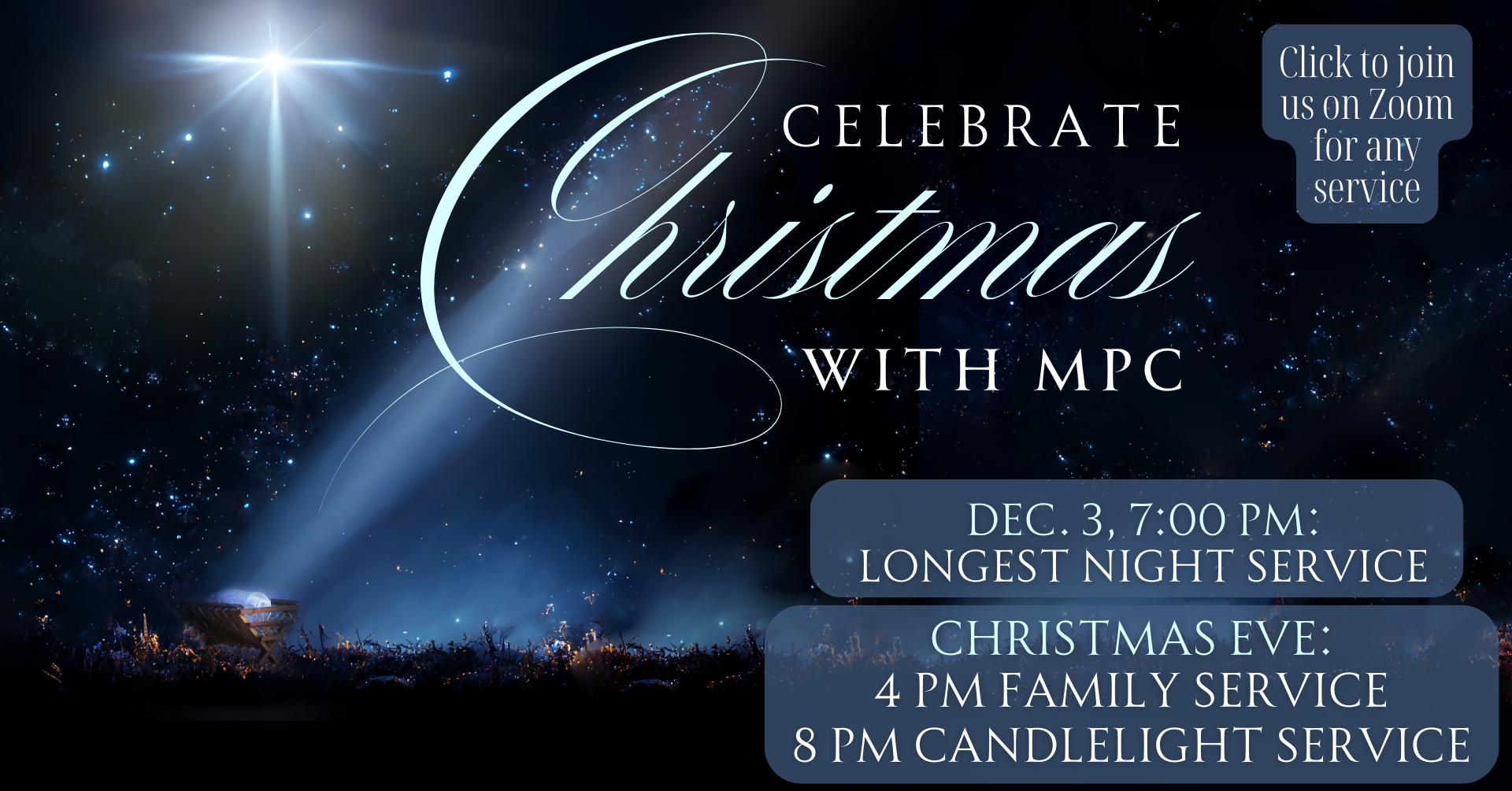 christmas worship announcement