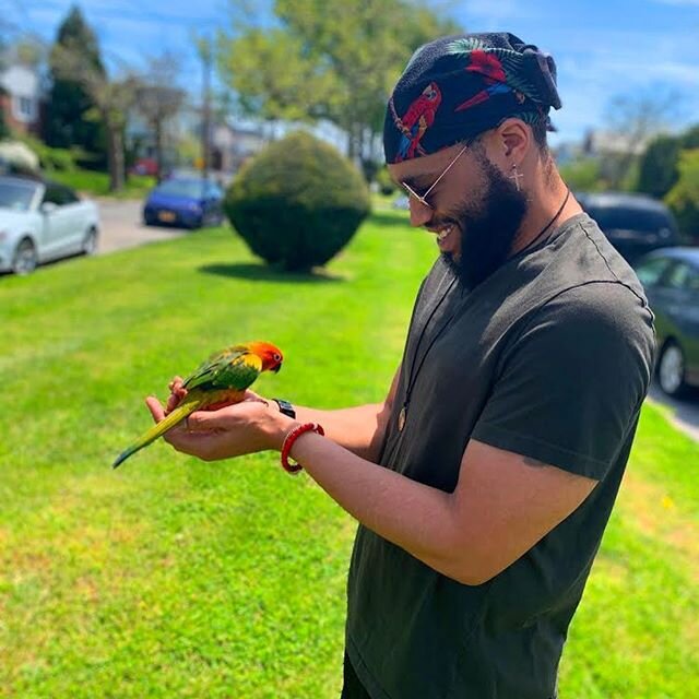 Made a new friend today 
Birthday weekend tings 
Thank u Yleanna 📸 S.V.

#nature #newyork #spring #summer #me #you #artist #photo #photography #green #red #saturation #orange #FunktionUltra #love #real