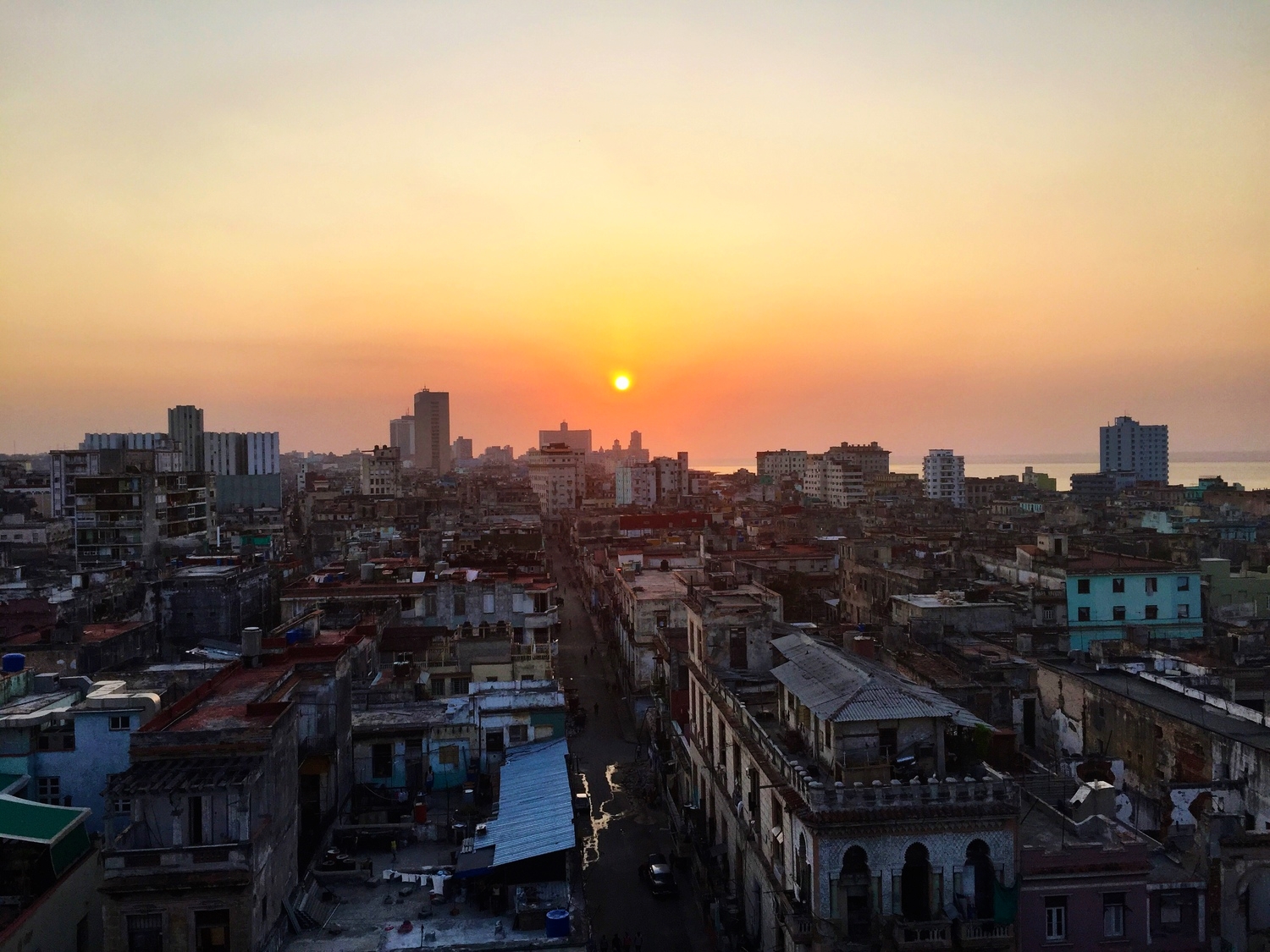 Sunset over Havana