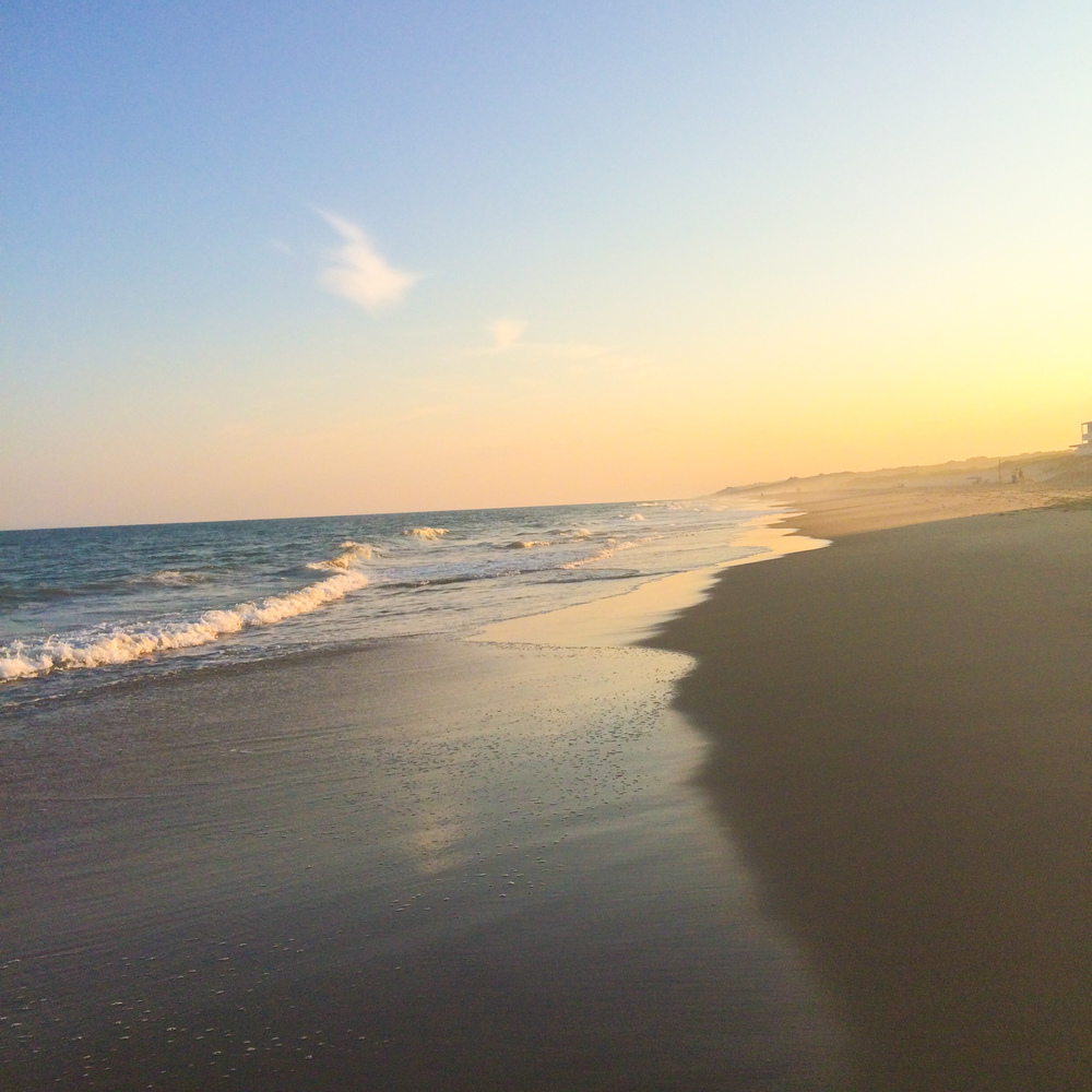 Beach walk in front of the hotel